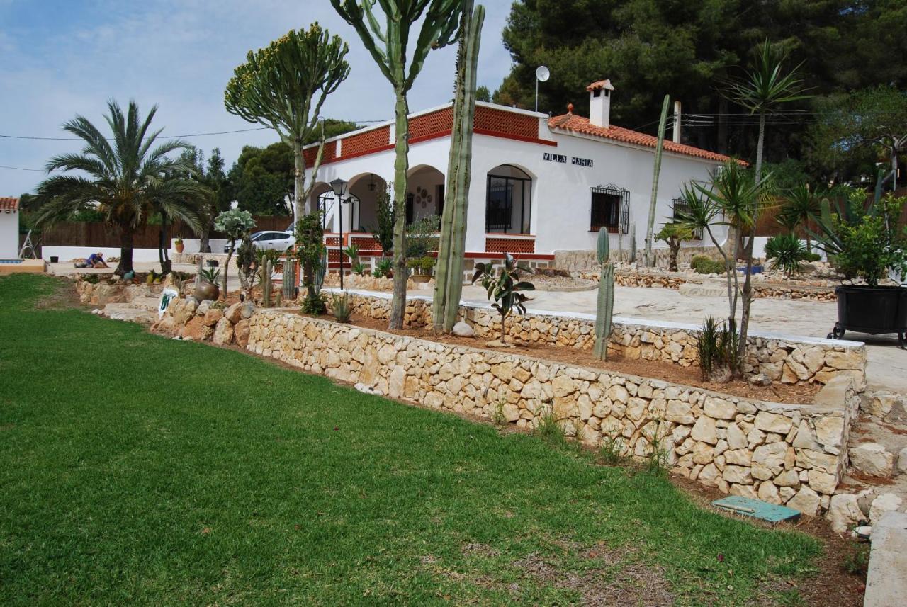 Villa Maria Beach Villa Moraira Buitenkant foto