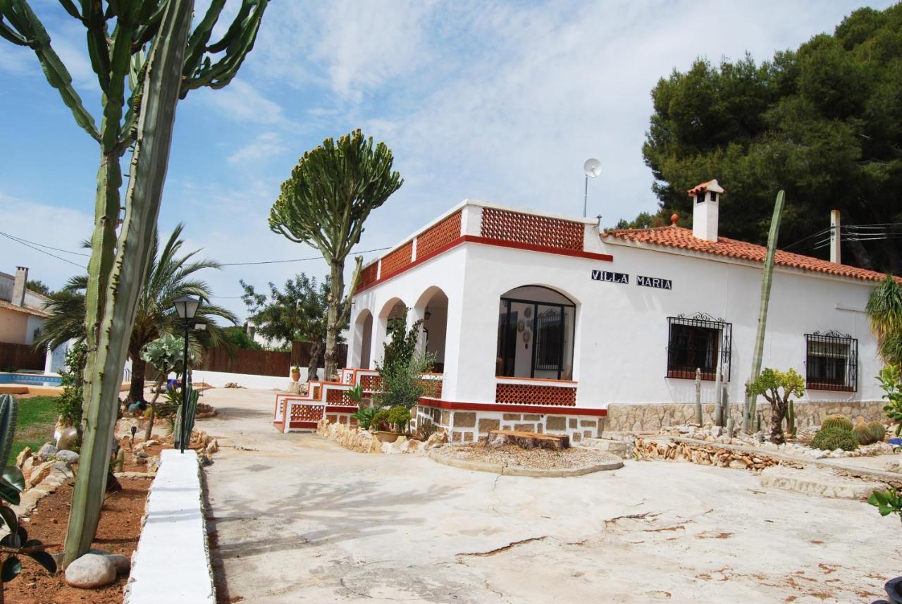Villa Maria Beach Villa Moraira Buitenkant foto