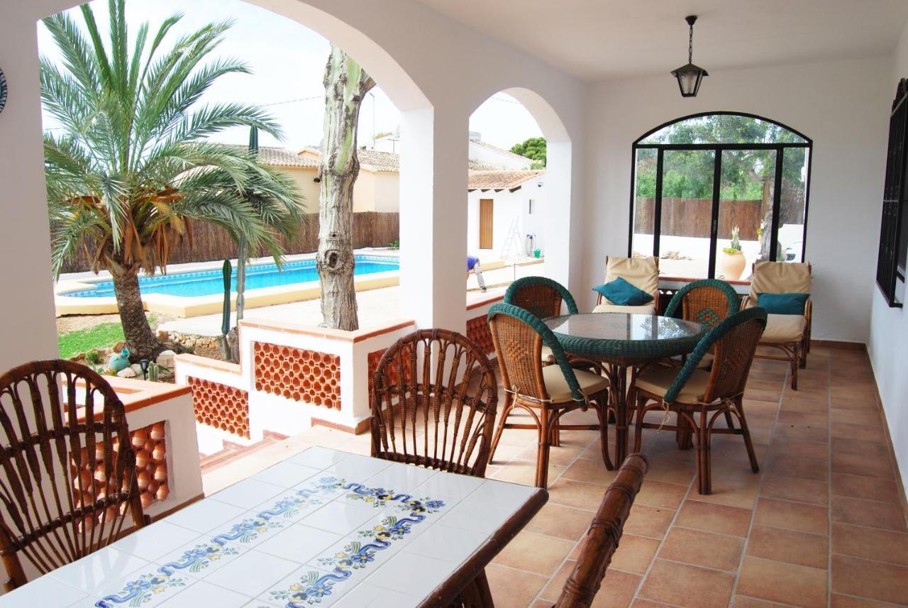 Villa Maria Beach Villa Moraira Buitenkant foto