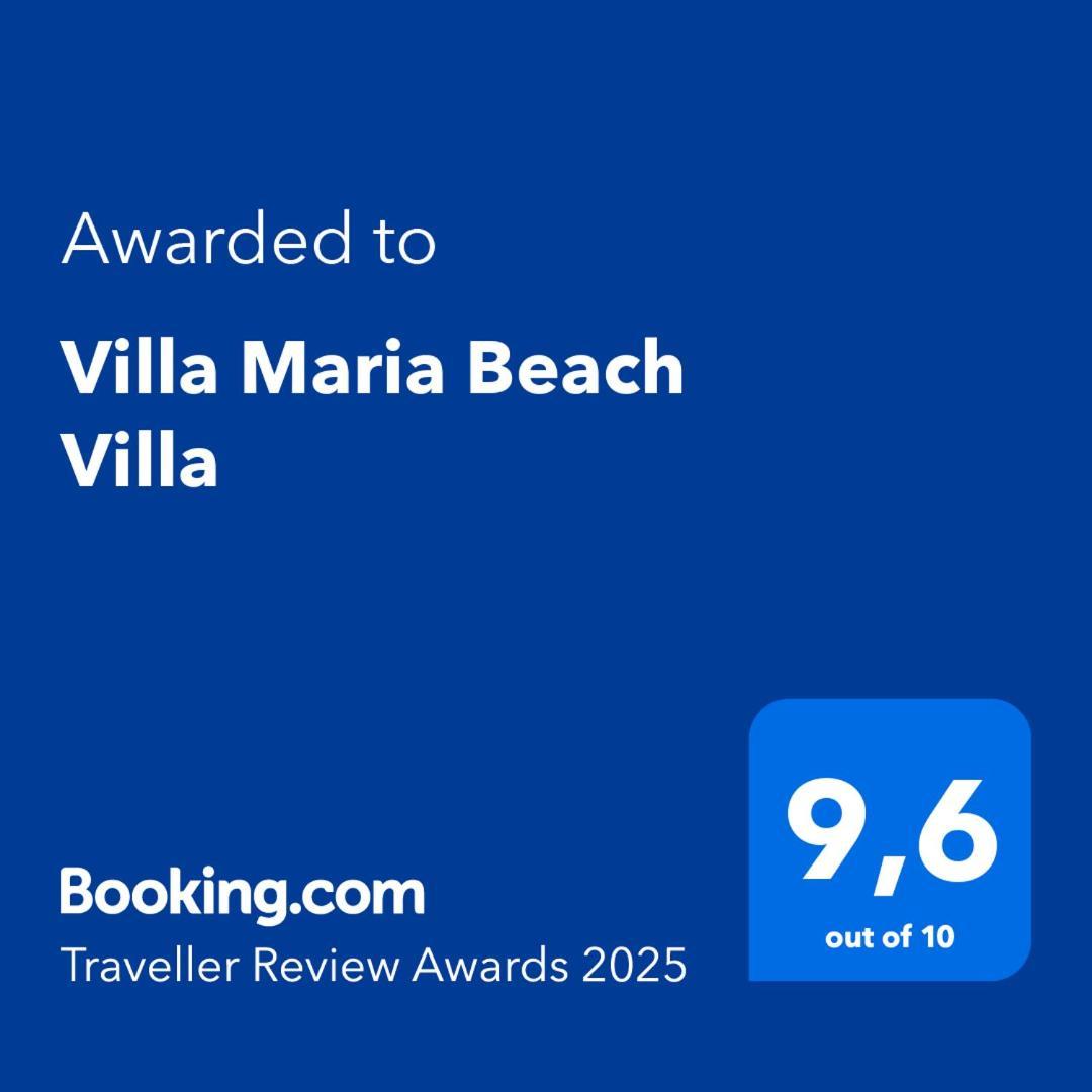 Villa Maria Beach Villa Moraira Buitenkant foto
